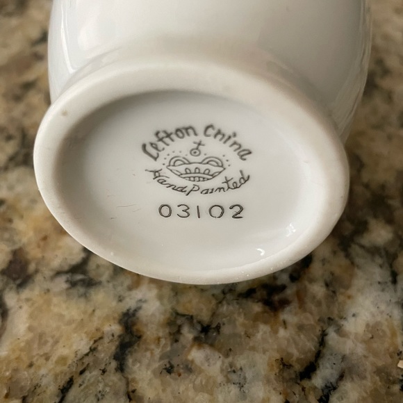 Vintage Lefton China 25th Anniversary Vase - Picture 6 of 7